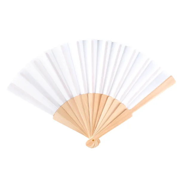 GEISHA RPET hand fan Cream Bež