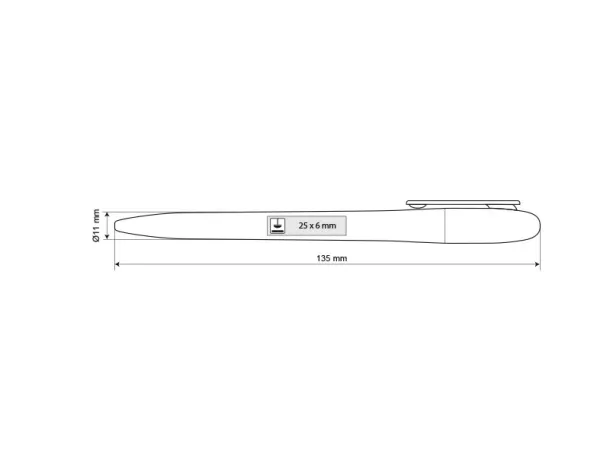 BAY Maxema plastic ball pen - MAXEMA Black