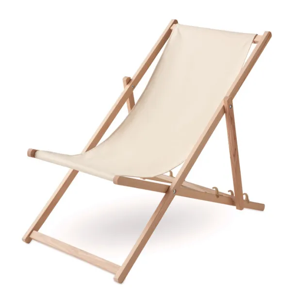 HONOPU Beach chair in wood Beige