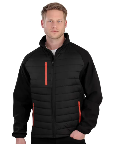  Black Compass Padded Softshell - Result Genuine Recycled