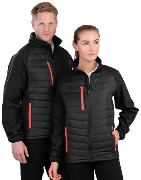  Black Compass Padded Softshell - Result Genuine Recycled