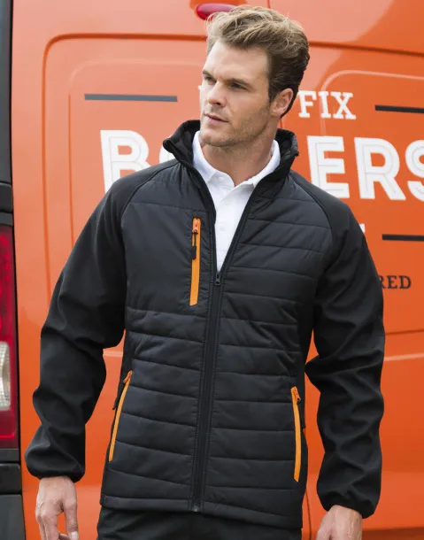  Black Compass Padded Softshell - Result Recycled