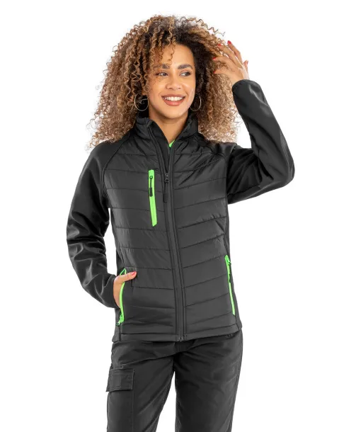  Black Compass Padded Softshell - Result Genuine Recycled