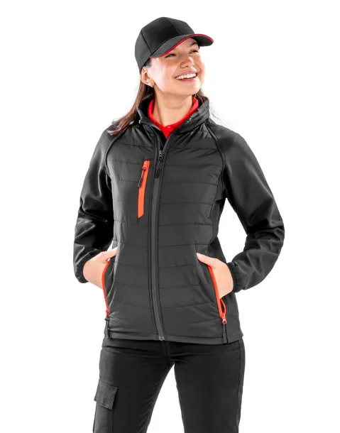  Black Compass Padded Softshell - Result Genuine Recycled