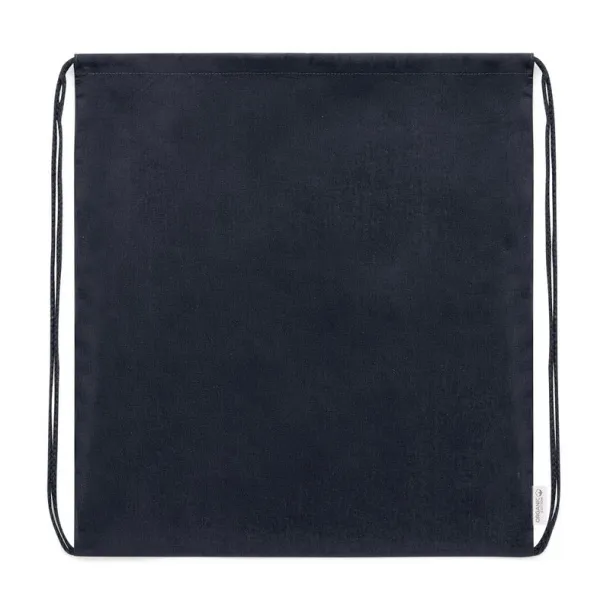  Organic cotton drawstring bag Crna