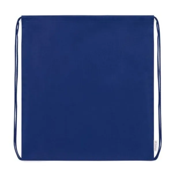  Organic cotton drawstring bag Mornarski plava