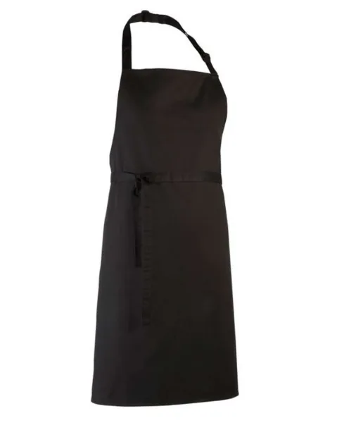  'COLOURS COLLECTION’ BIB APRON - Premier Black