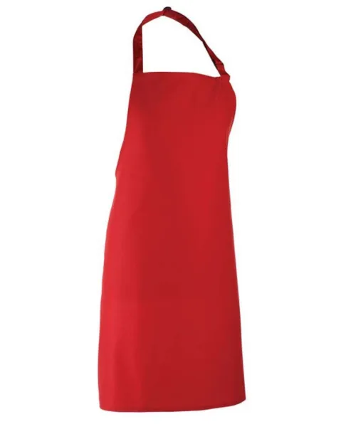  'COLOURS COLLECTION’ BIB APRON - Premier Red