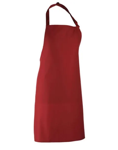  'COLOURS COLLECTION’ BIB APRON - Premier Burgundy