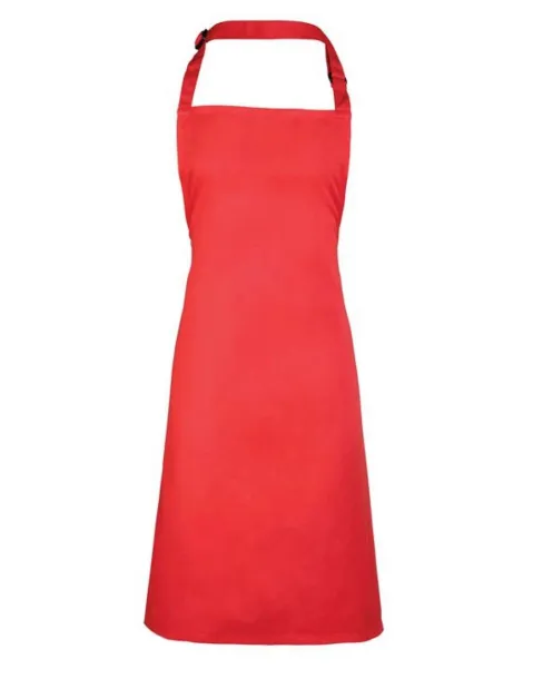  'COLOURS COLLECTION’ BIB APRON - Premier Strawberry Red