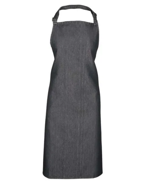  'COLOURS COLLECTION’ BIB APRON - Premier Black Denim