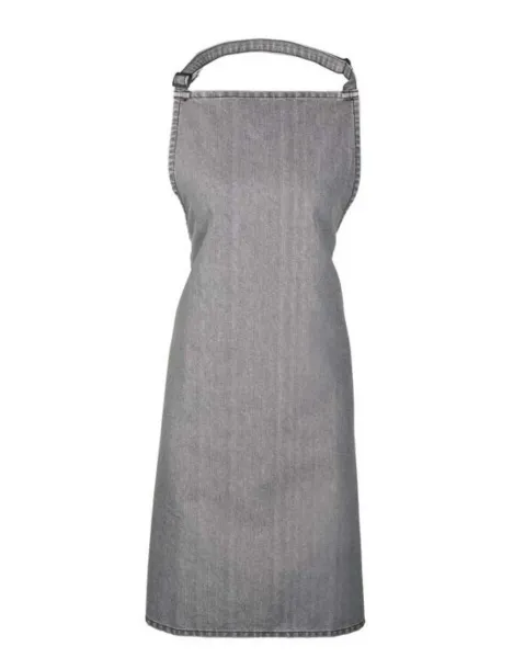  'COLOURS COLLECTION’ BIB APRON - Premier Grey Denim