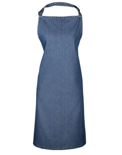  'COLOURS COLLECTION’ BIB APRON - Premier Indigo Denim