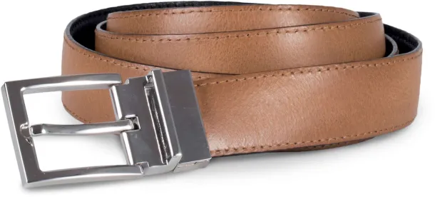  REVERSIBLE LEATHER BELT - 30MM - K-UP Black Cognac