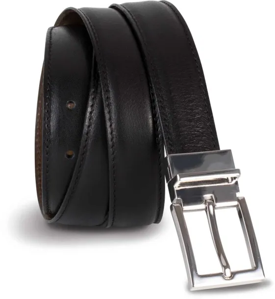  REVERSIBLE LEATHER BELT - 30MM - K-UP Black Cognac