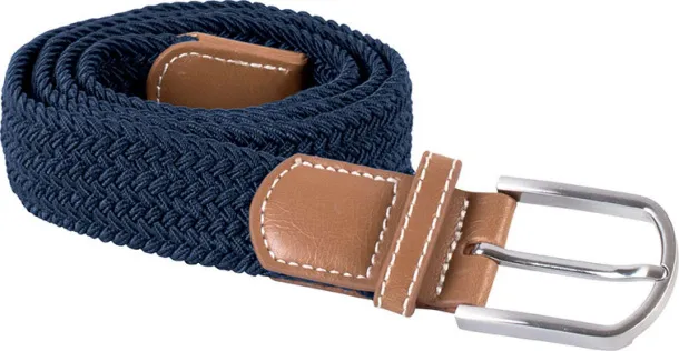  BRAIDED ELASTICATED BELT - K-UP Navy