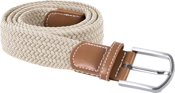  BRAIDED ELASTICATED BELT - K-UP Mid Grey Navy