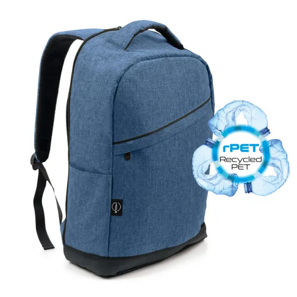  RPET 15,6" laptop backpack B'RIGHT Mornarski plava