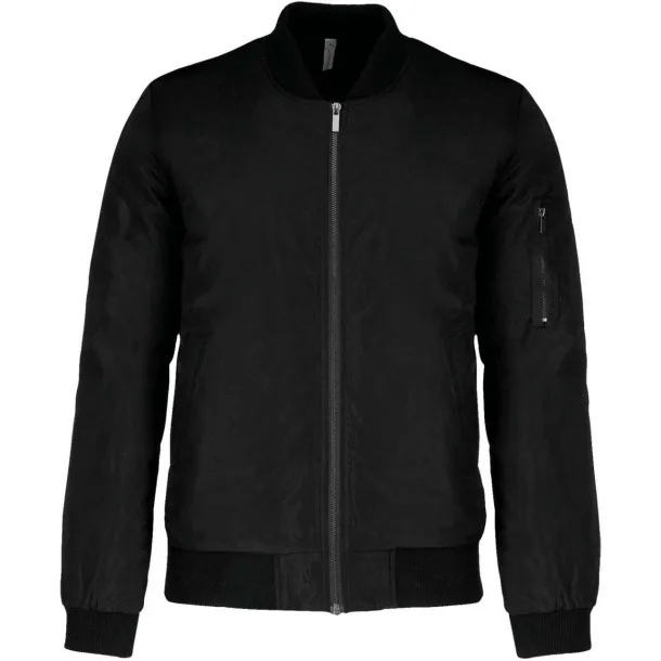  MEN'S BOMBER JACKET - Kariban Black