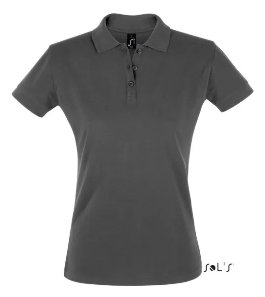 SOL'S PERFECT Ženska polo majica kratkih rukava, 180 g/m2 - SOL'S Tamno siva