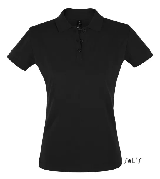 SOL'S PERFECT Ženska polo majica kratkih rukava, 180 g/m2 - SOL'S Crna