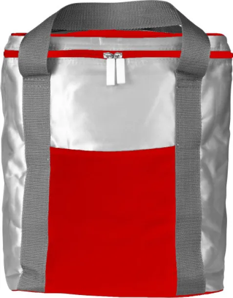  Polyester (420D) cooler bag Theon red