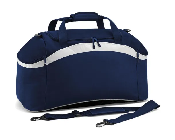  Velika timska torba - Bagbase French Navy Bijela