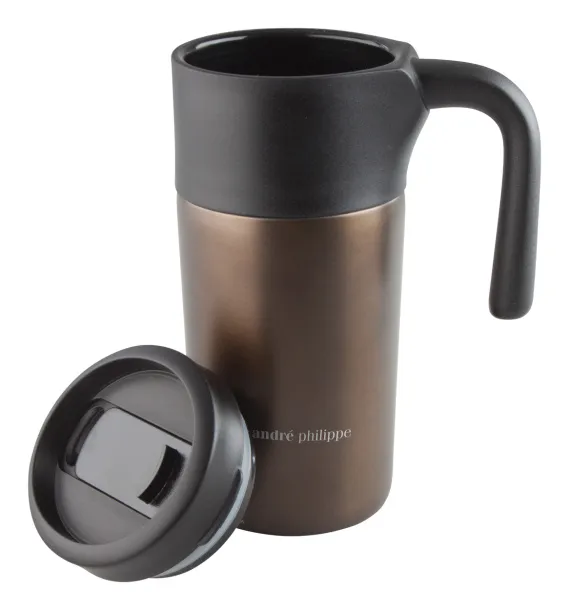Arnoux termo šalica, 330 ml bronze Crna
