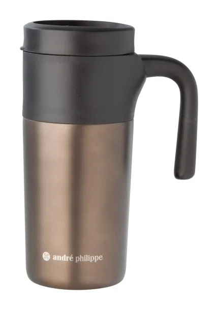 Arnoux termo šalica, 330 ml bronze Crna