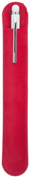 Velvex pen case Red