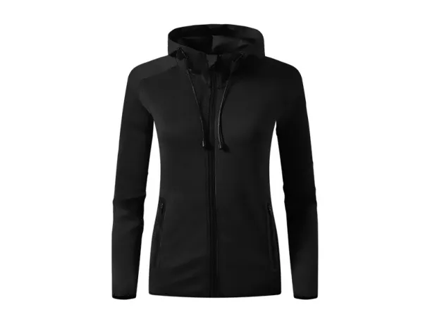 COOPER LADY Ženski mélange hoodie, 280 g/m² - EXPLODE Crna