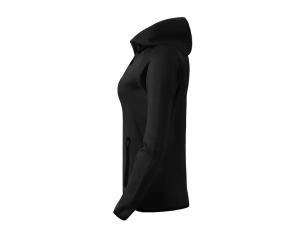 COOPER LADY Ženski mélange hoodie, 280 g/m² - EXPLODE Crna
