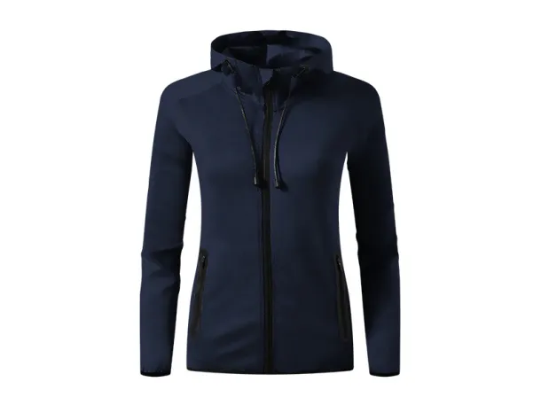 COOPER LADY Ženski mélange hoodie, 280 g/m² - EXPLODE Plava