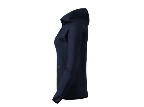 COOPER LADY Ženski mélange hoodie, 280 g/m² - EXPLODE Plava