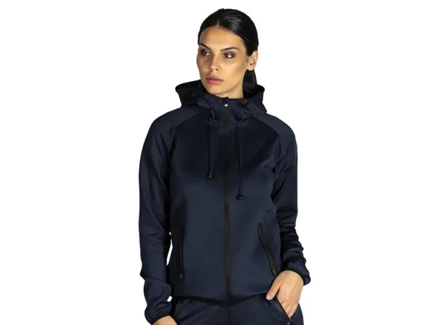 COOPER LADY Ženski mélange hoodie, 280 g/m² - EXPLODE Plava