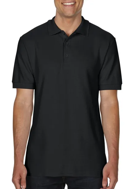  Premium Cotton Double Piqué Polo - Gildan Black