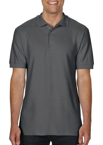  Premium Cotton Double Piqué Polo - Gildan Charcoal