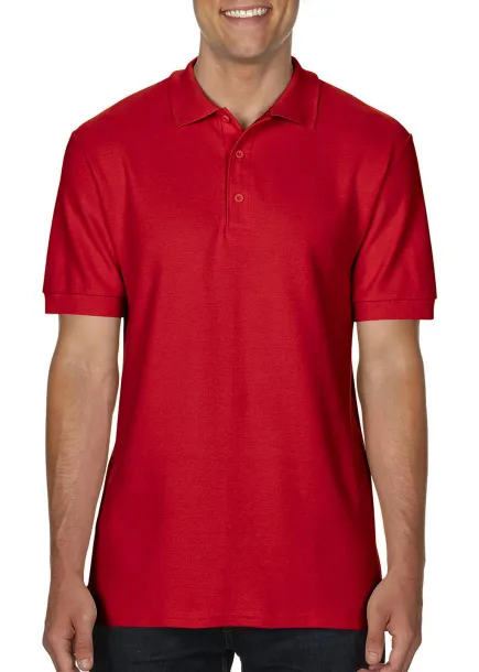  Premium Cotton Double Piqué Polo - Gildan Crvena