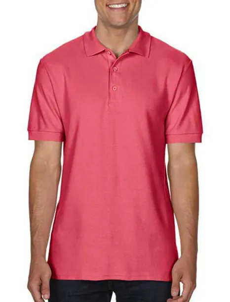  Premium Cotton Double Piqué Polo - Gildan Coral Silk