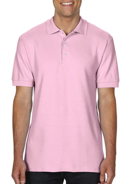  Premium Cotton Double Piqué Polo - Gildan Light Pink