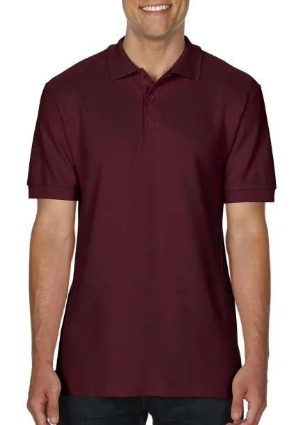  Premium Cotton Double Piqué Polo - Gildan Maroon