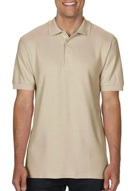  Premium Cotton Double Piqué Polo - Gildan Sand