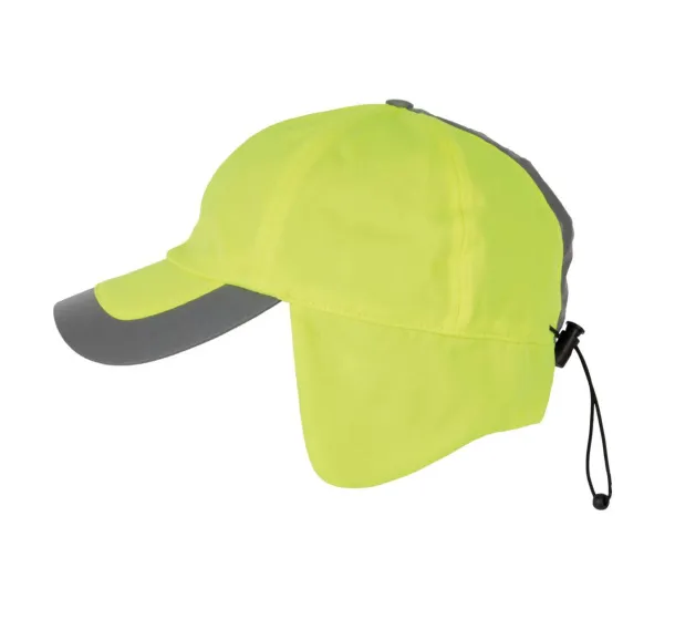  NEON WINTER CAP - 6 PANELS - Designed To Work Fluorescent Yellow