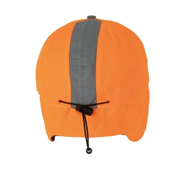  NEON WINTER CAP - 6 PANELS - Designed To Work Fluorescent Orange