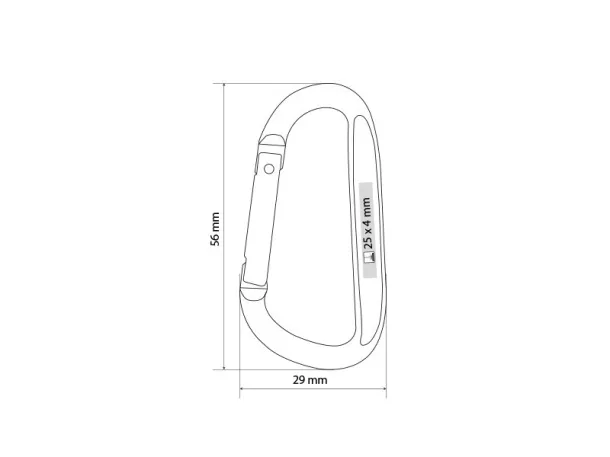 CARRY MINI Karabiner za ključeve Plava