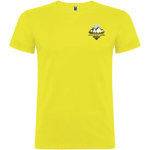 Beagle short sleeve men's t-shirt - Roly Yellow