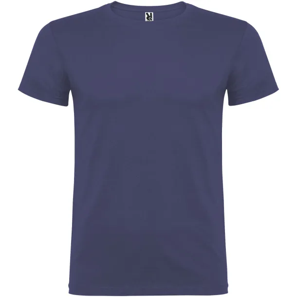 Beagle short sleeve men's t-shirt - Roly Blue Denim