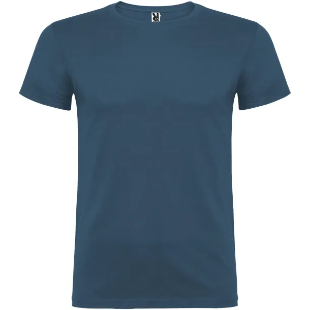 Beagle short sleeve men's t-shirt - Roly Moonlight Blue