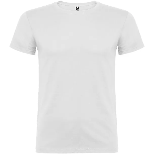 Beagle short sleeve men's t-shirt - Roly White