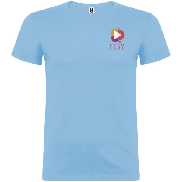 Beagle short sleeve men's t-shirt - Roly Sky blue